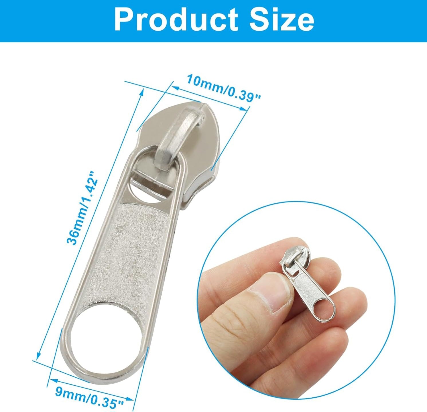 35 Yards 7 Pieces #5 Sewing Zippers Tapes Assorted Nylon Lightweight with 35 zinc alloy still Zipper Sliders for Women Men Sewing Supplies(Skin Tone Color)