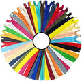16 Inch Pack of 50 Multi Colors Nylon Invisible Zippers for Tailoring, Sewing, DIY Garments, Bags & Home Textiles – Craft Accessories for Sewers & Crafters